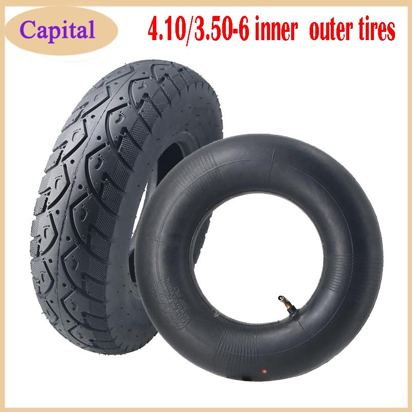 Scooter Tire - إطار داخلي 4.10/3.50-6 لسكوتر كهربائي وكرسي