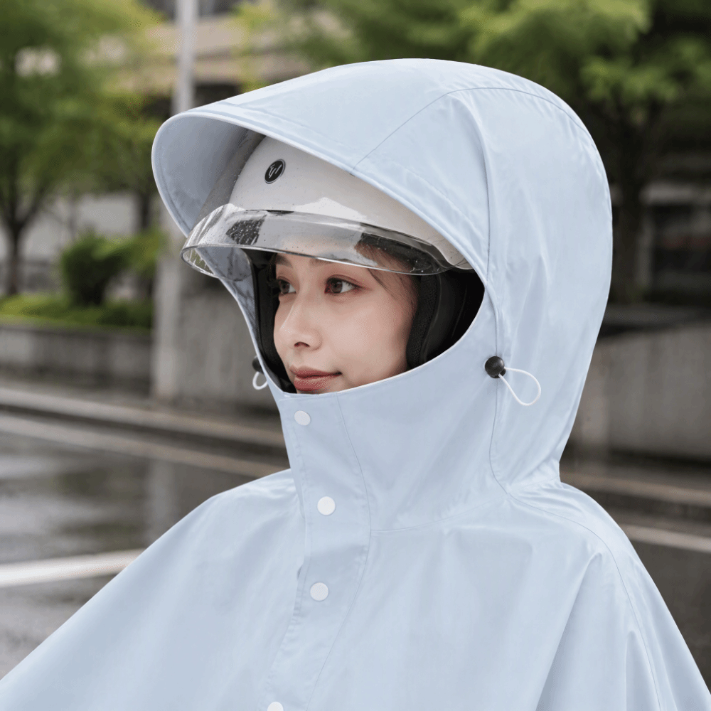 معطف مطر سميك مقاوم للماء، غطا - مراجعة Electric Scooter Rain Cover وسعره