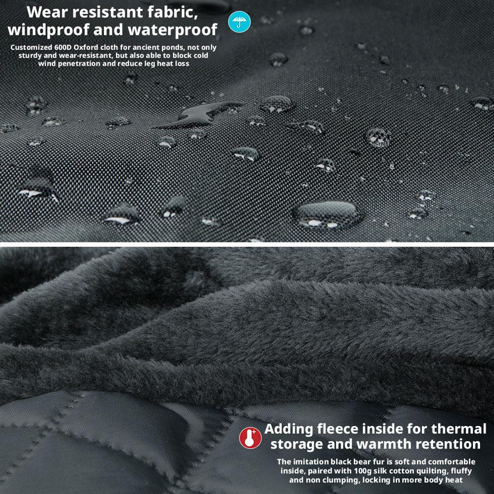 العالمي دفئا المئزر الساق حامي - مراجعة Electric Scooter Rain Cover وسعره