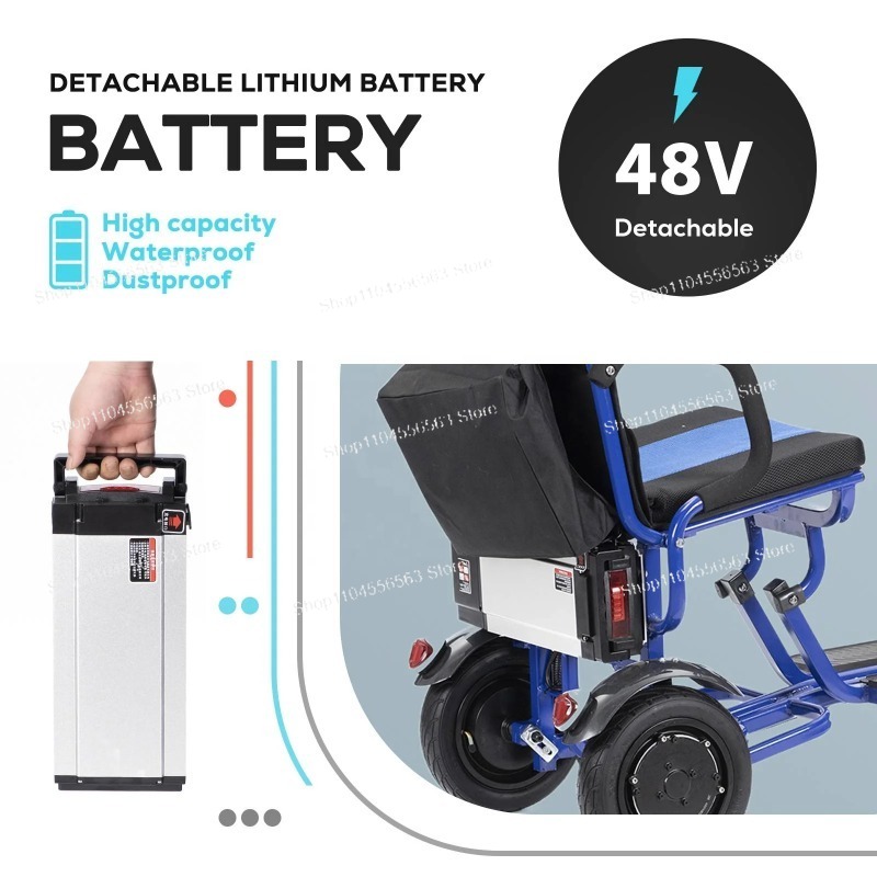 سكوتر كهربائي قابل للطي خفيف ا - مراجعة Folding Electric Scooter وسعره