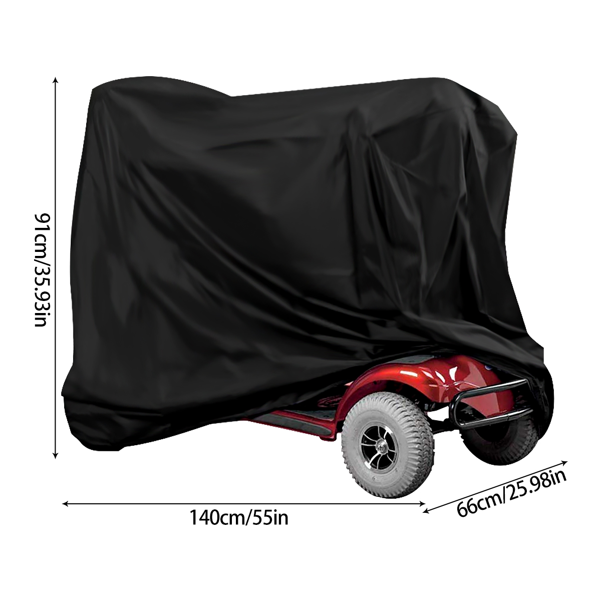 غطاء سكوتر التنقل المقاوم للما - مراجعة Electric Scooter Rain Cover وسعره