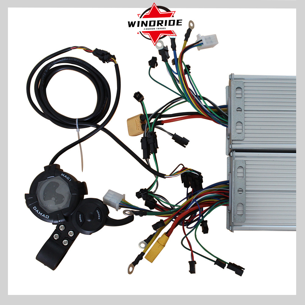 الأصلي FLJ سكوتر كهربائي المفص - مراجعة 72V 45A Dual Controller وسعره