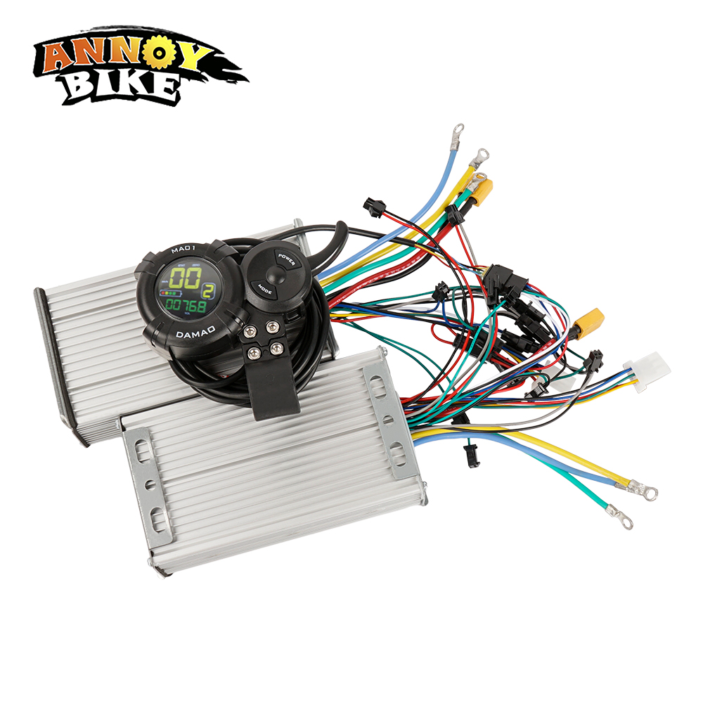 وحدات تحكم محرك مزدوج مع شاشة  - مراجعة 72V 45A Dual Controller وسعره